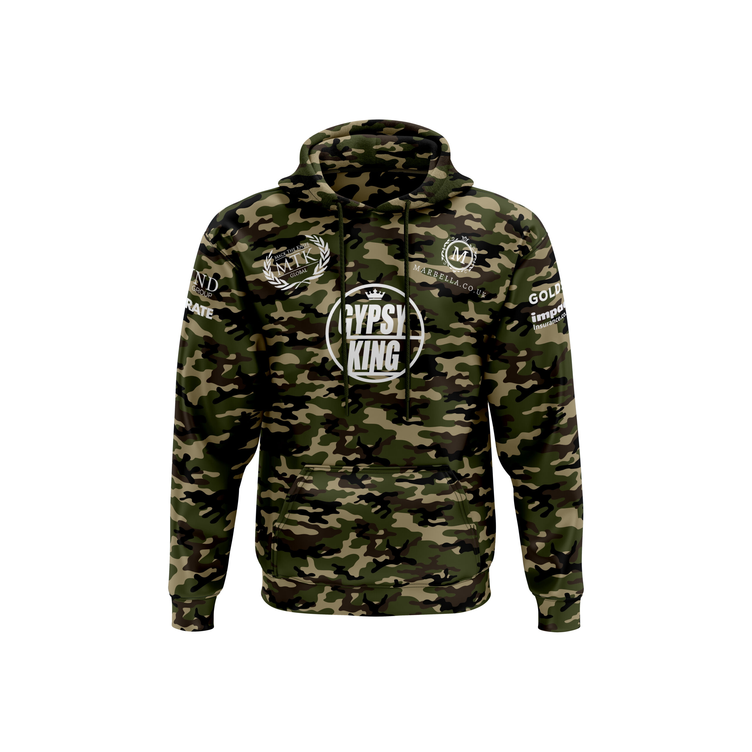 Gypsy King Camouflage Hoodie - Tyson Fury Official Merchandise