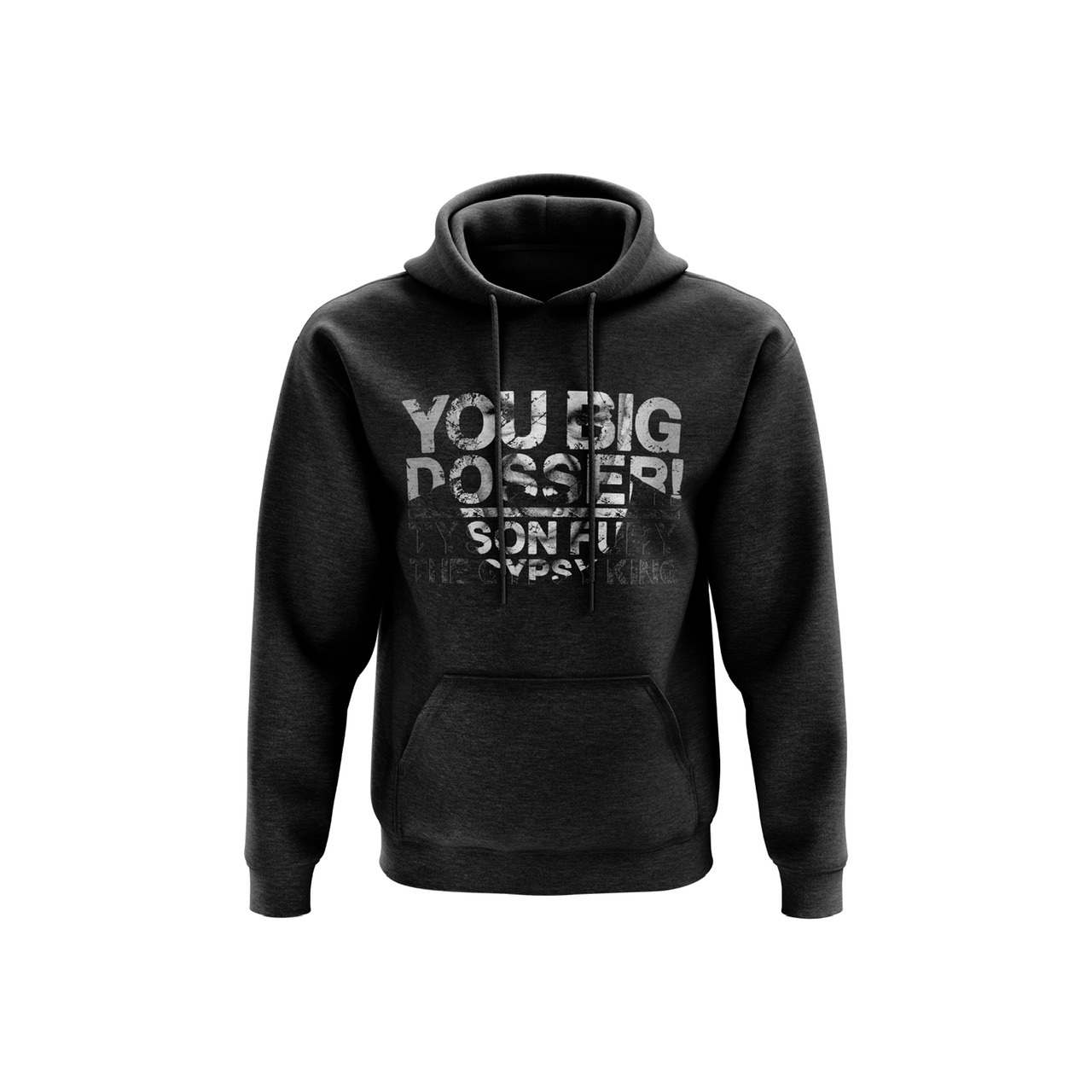 TWO TONE FACE BIG DOSSER - BLACK HOODIE - Tyson Fury Official Merchandise