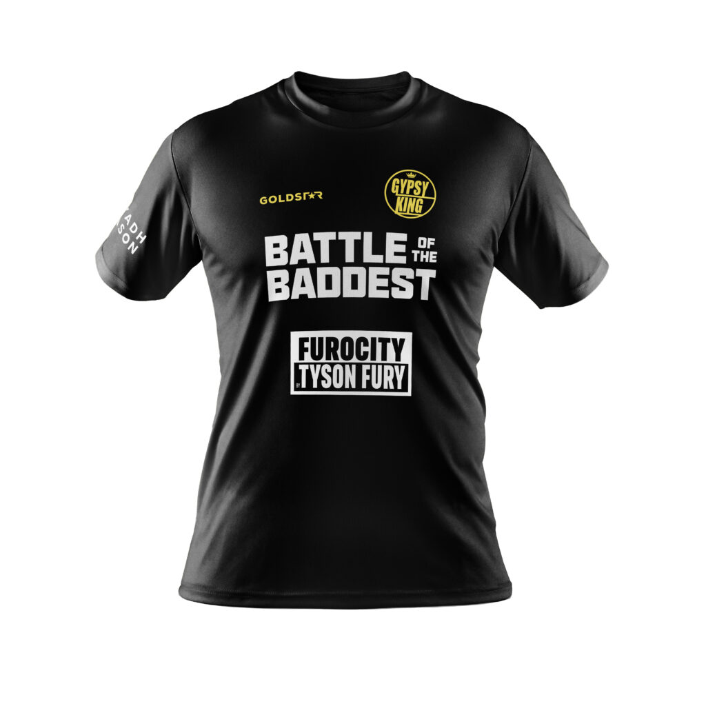 Battle Of The Baddest T Shirt - Tyson Fury Official Merchandise