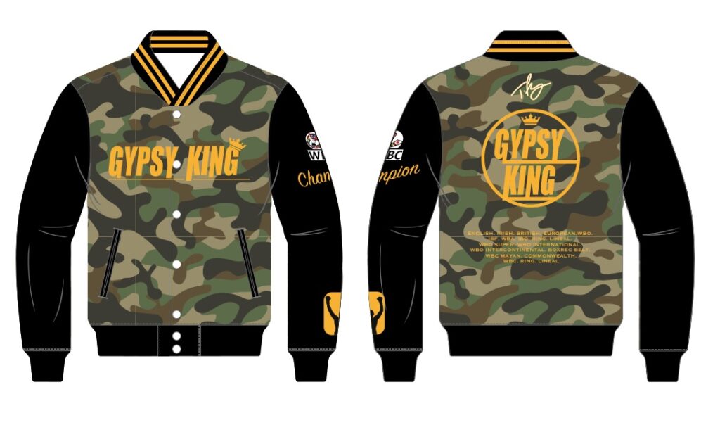 Pre Order - 'The Gypsy King' Limited Edition Camo and Black Bomber ...