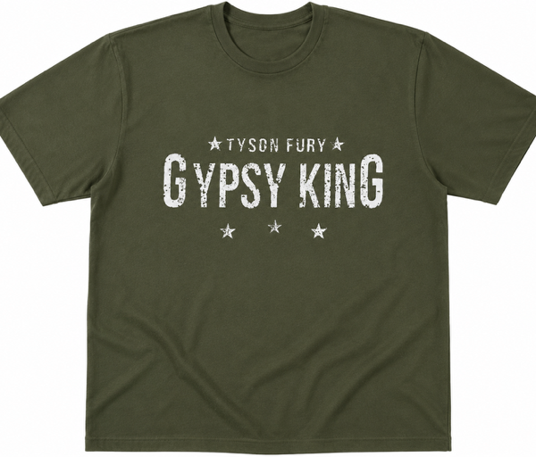 Distressed Long Logo Cotton T Shirt