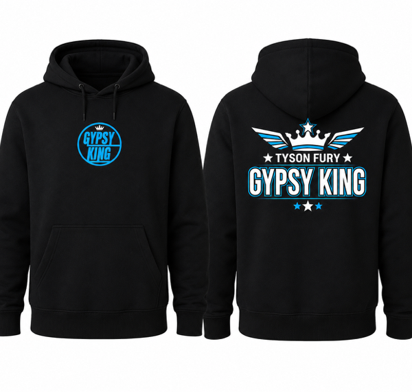 Sky Blue Wings Logo Cotton Hoodie