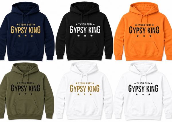 Distressed Long Logo Cotton Hoody