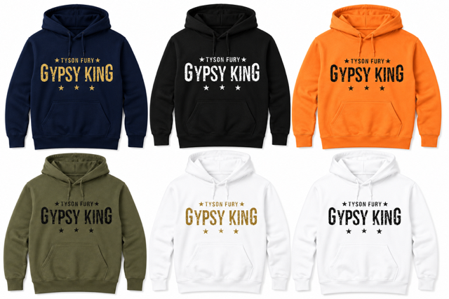 Distressed Long Logo Cotton Hoody