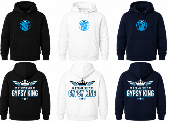 Sky Blue Wings Logo Cotton Hoodie