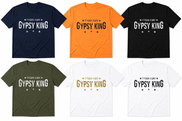 Distressed Long Logo Cotton T Shirt