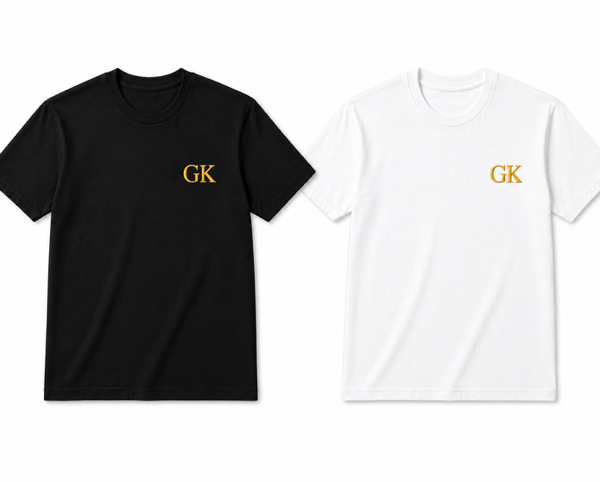 GK Logo Cotton T Shirt